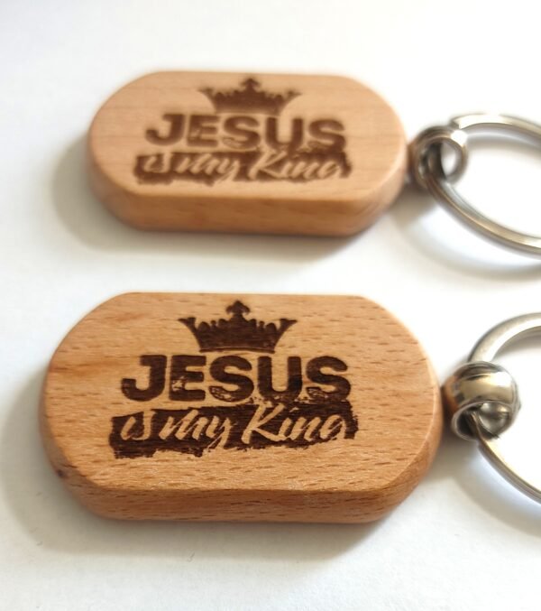 Porte clé Jesus is my king