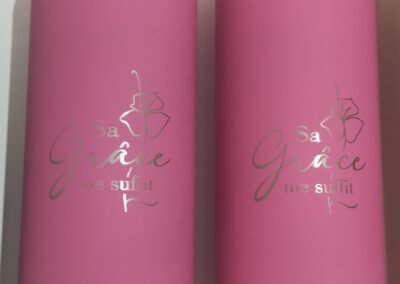 Gourde gravée chrétienne