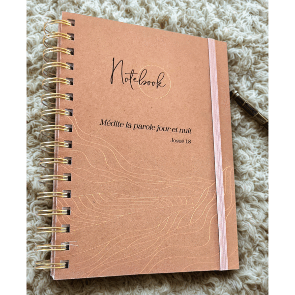 notebook médite ta parole