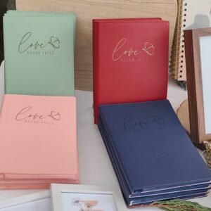 Carnet A5 Love Never Fails - Simili cuir