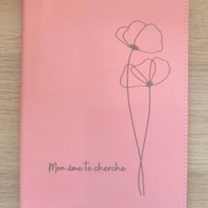 Carnet Mon âme te cherche - Simili cuir A5
